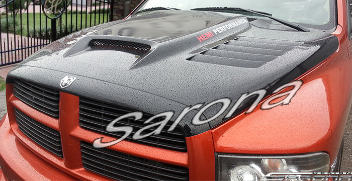 Custom Dodge Ram  Truck Hood (2002 - 2008) - $970.00 (Part #DG-012-HD)